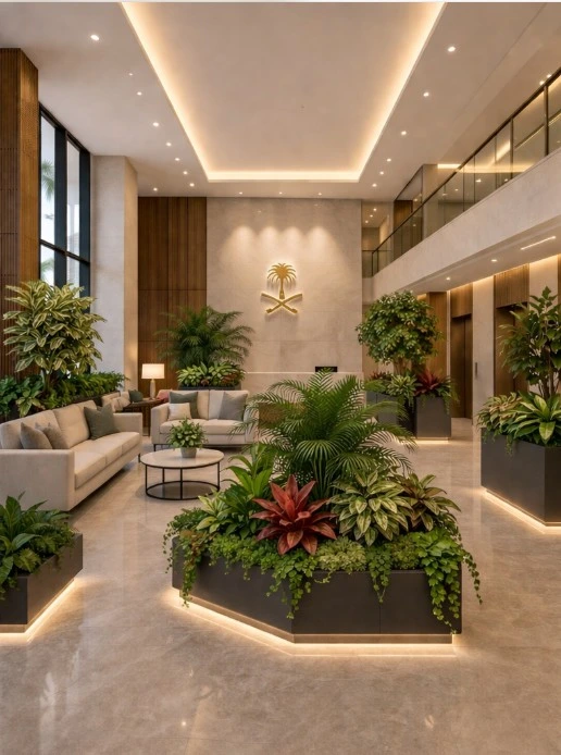 Plant design that enhances work efficiency — Open office after