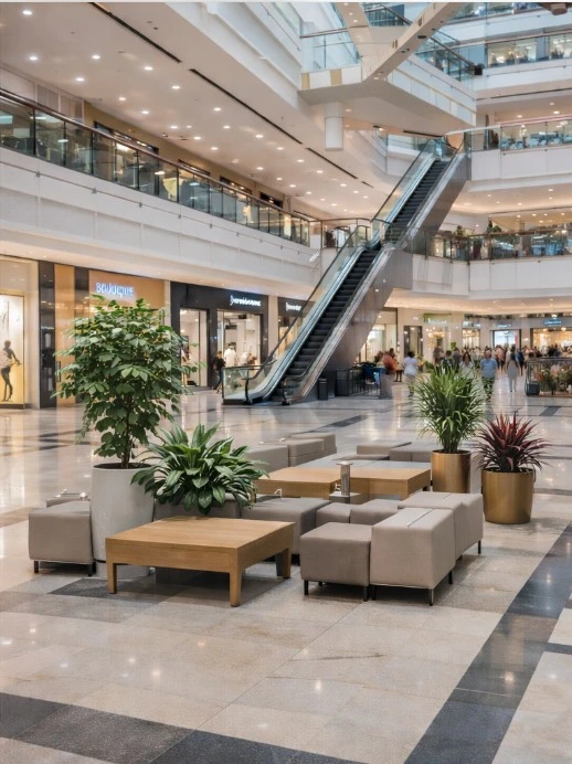 Reviving commercial spaces — Shopping center after