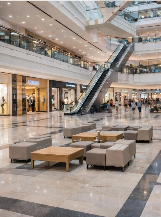 Reviving commercial spaces — Shopping center